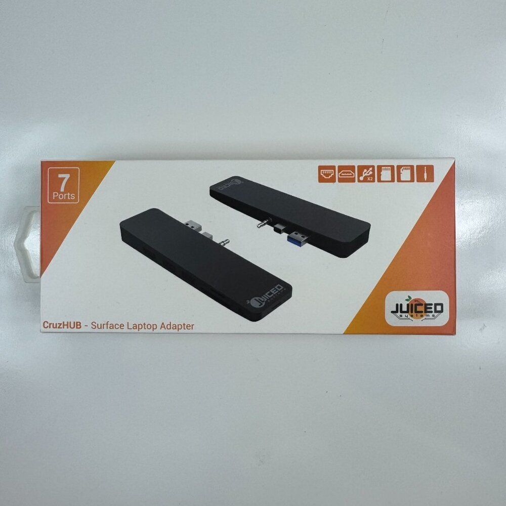 Juiced Systems CruzHUB Surface Laptop Adapter 7 Ports Microsoft Surface Laptop 2